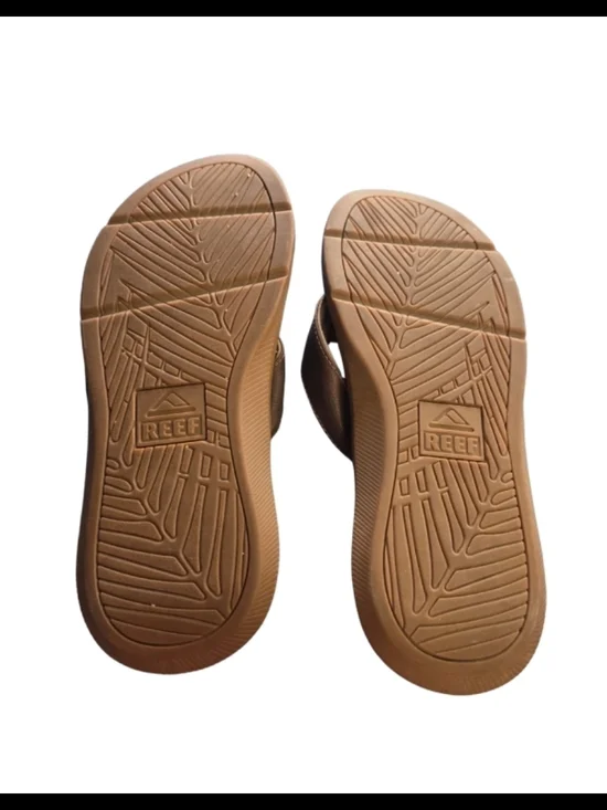 REEF Men’s Santa Ana Flip Flops Brown Size 8 - Picture 4 of 5